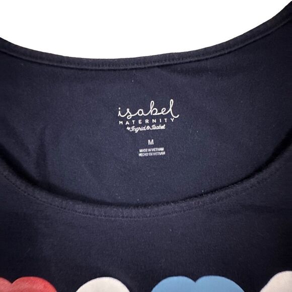 Isabel Maternity ~ Navy “Mama” Tank Dress ~ shirred side seams ~ size Medium - Picture 5 of 8